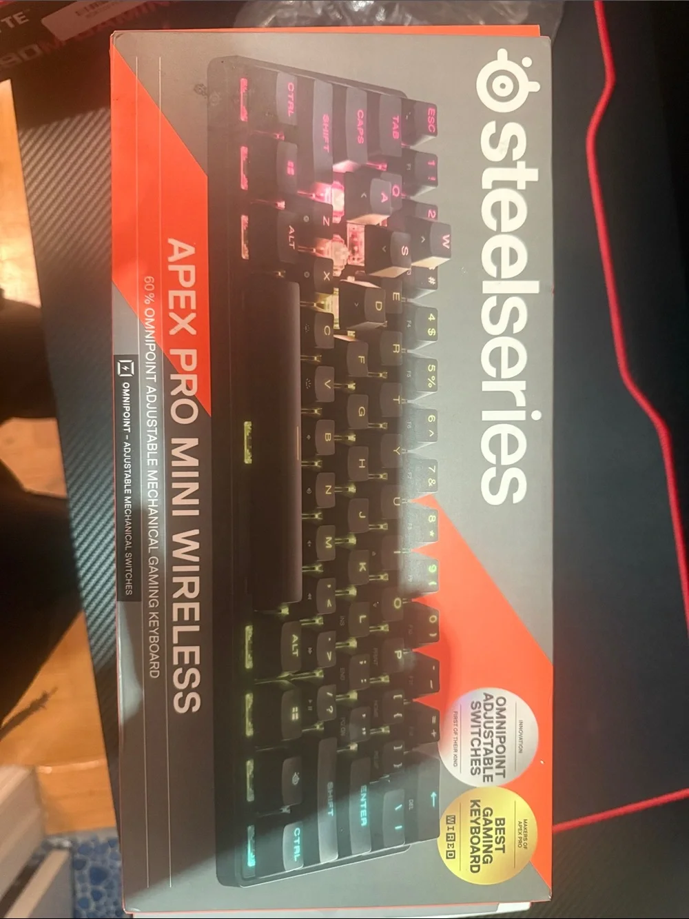 SteelSeries Apex Pro Mini Wireless Gaming Keyboard — Black